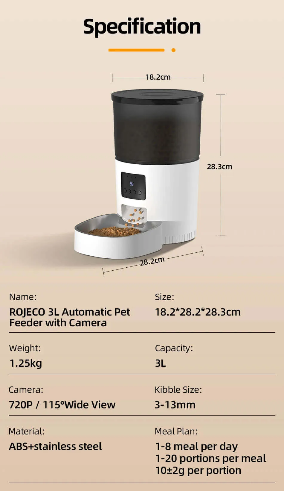 PetPantry Pro™ : Never Miss a Meal Automatic Cat Feeder