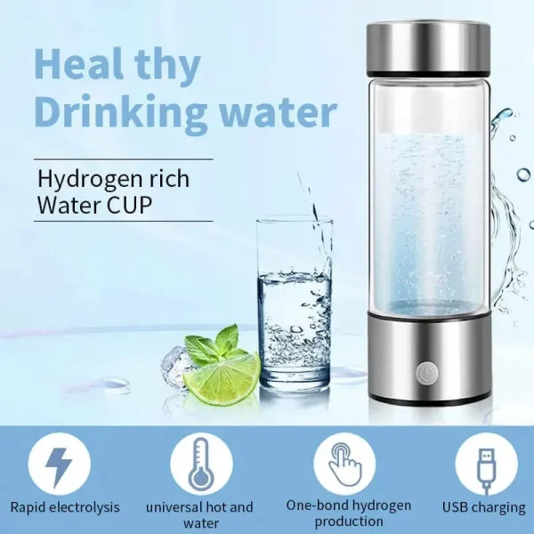 HydroBoost™ Pro - Hydrogen Water Bottle