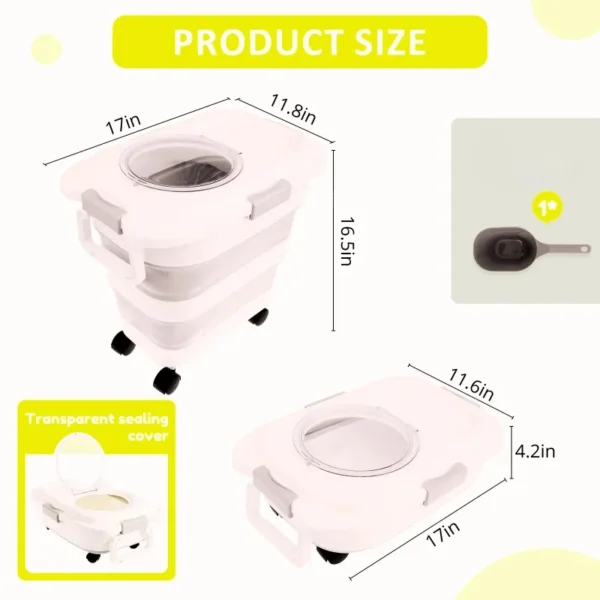 PopLock Pet Food Storage Container